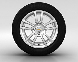 Chevrolet Aveo Roda de 16 polegadas 001 Modelo 3d