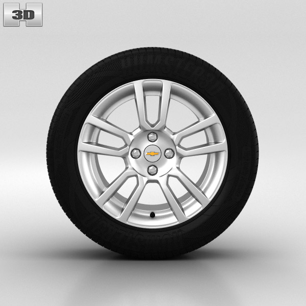 Chevrolet Aveo Wheel 16 inch 001 3D model