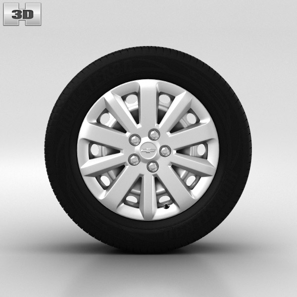 Chevrolet Cruze Wheel 16 inch 001 3D model