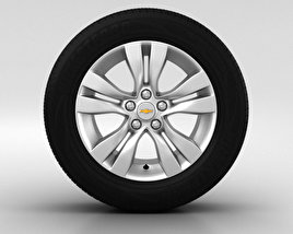 Chevrolet Cruze Roda de 17 polegadas 002 Modelo 3d