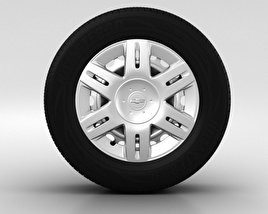Chevrolet Lacetti ホイール14インチ 001 3Dモデル