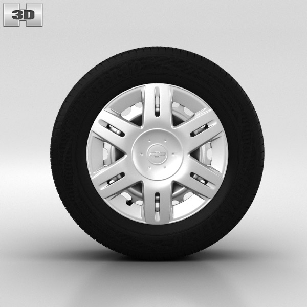 Chevrolet Lacetti Wheel 14 inch 001 3D model