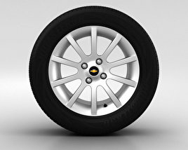 Chevrolet Lacetti Wheel 15 inch 002 3D model