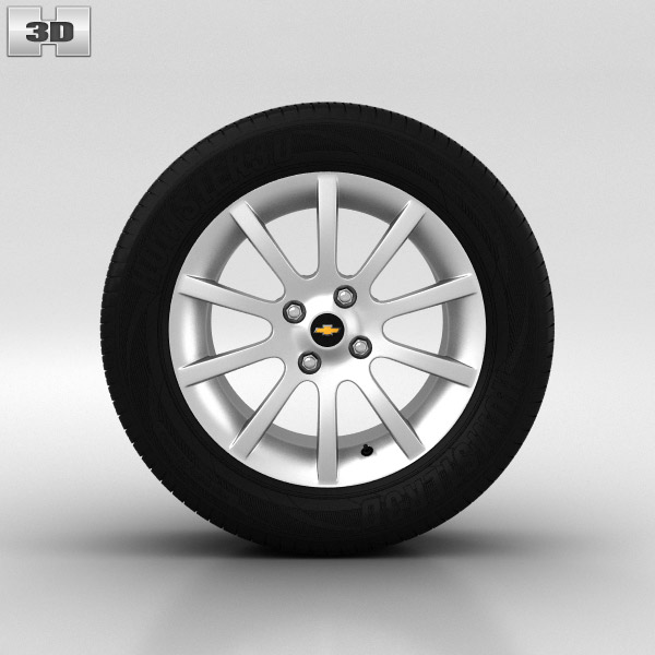 Chevrolet Lacetti Wheel 15 inch 002 3D model