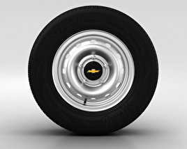 Chevrolet Niva Rueda de 15 pulgadas 001 Modelo 3D