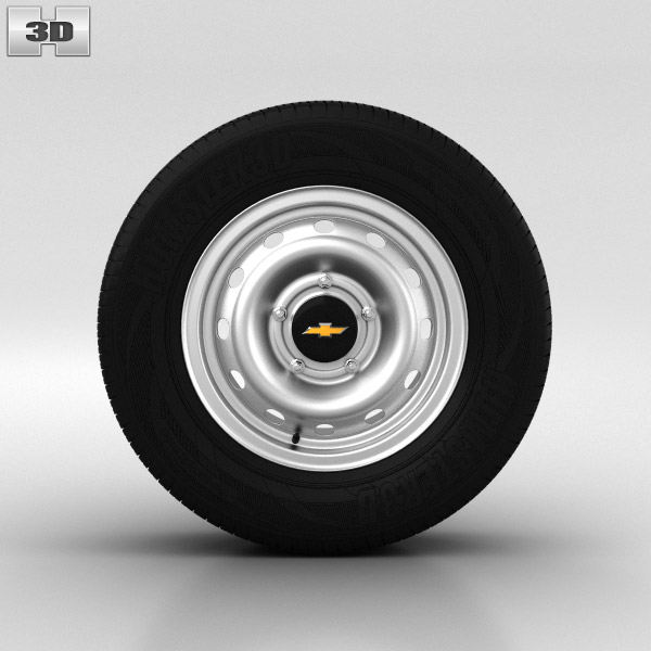 Chevrolet Niva Ruota 15 pollici 001 Modello 3D