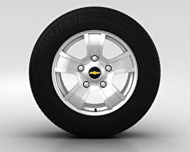 Chevrolet Niva Jante 16 pouces 001 Modèle 3D