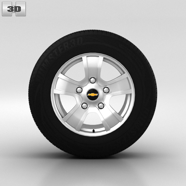 Chevrolet Niva Wheel 16 inch 001 3D model