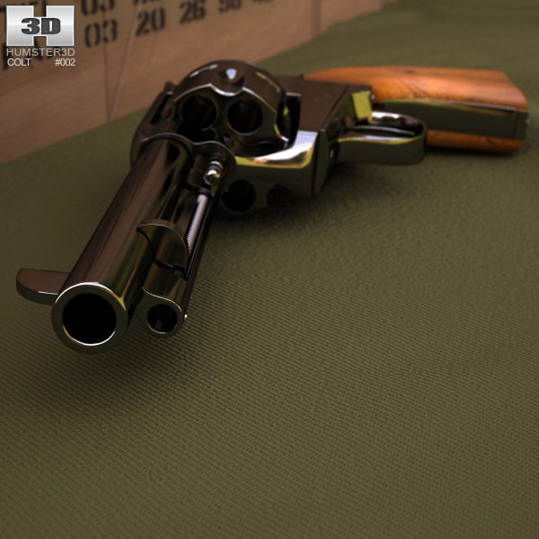 Colt Single Action Army M1873 Modèle 3D