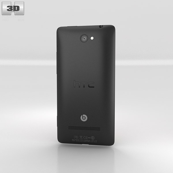 HTC Windows Phone 8X Graphite Black 3D модель