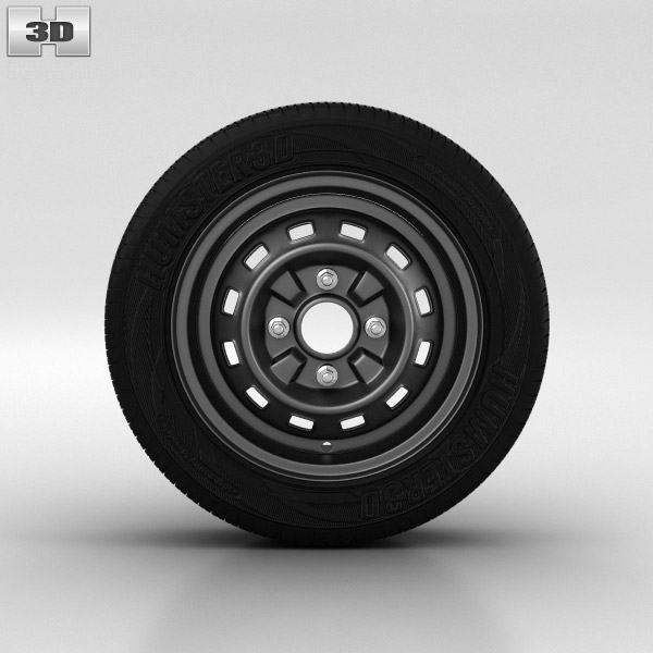Daewoo Matiz 车轮 13 英寸 001 3D模型
