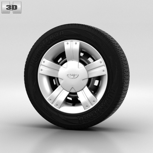 Daewoo Matiz Wheel 13 inch 002 3d model