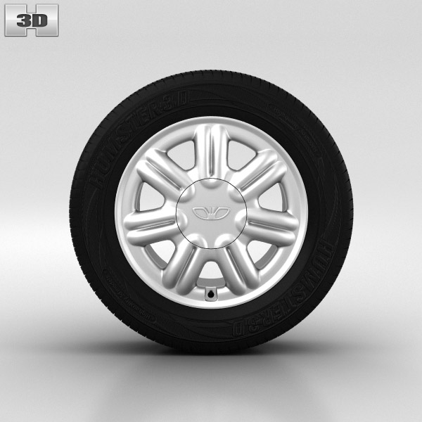 Daewoo Nexia Wheel 14 inch 003 3D model