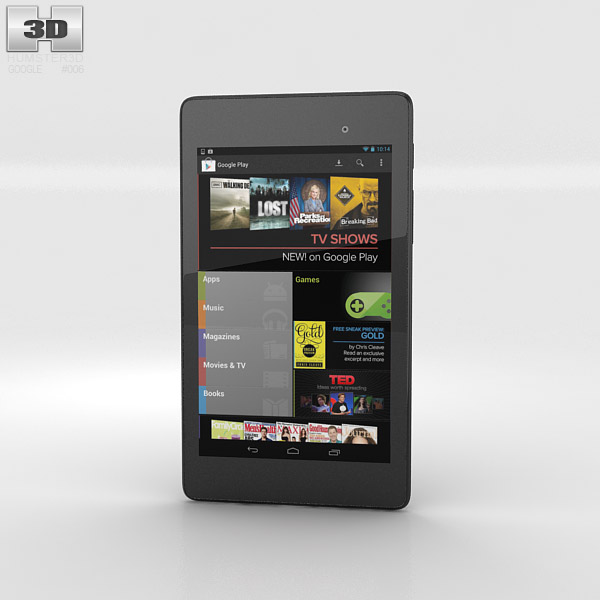 Google Nexus 7 (2013) Modello 3D
