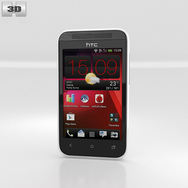 HTC Desire 200 3D 모델 