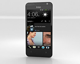 HTC Desire 300 白色的 3D模型