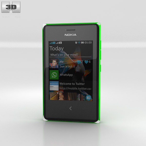 Nokia Asha 503 3D模型