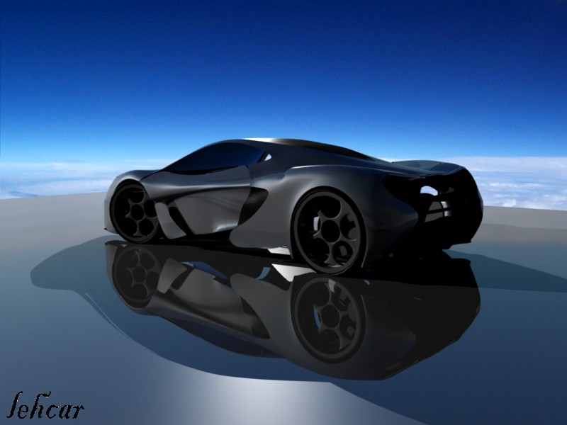 Design of a car 3d art