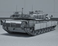 M1A2 Abrams Modelo 3d