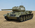 T-34-85 Modelo 3d