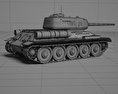 T-34-85 Modelo 3d