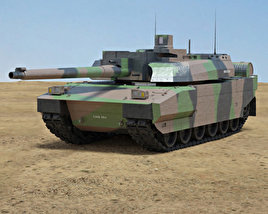 AMX-56 Leclerc 3D model