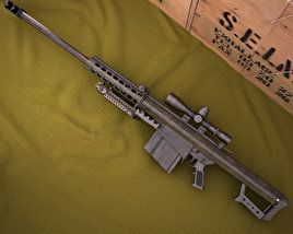 Barrett M82A1 3Dモデル