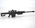 Barrett M82A1 3D 모델 