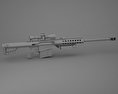 Barrett M82A1 3D模型