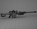 Barrett M82A1 3D-Modell