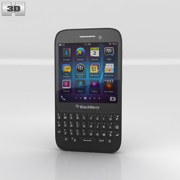 BlackBerry Q5 3D-Modell
