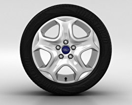 Ford Focus Rueda de 15 pulgadas 001 Modelo 3D