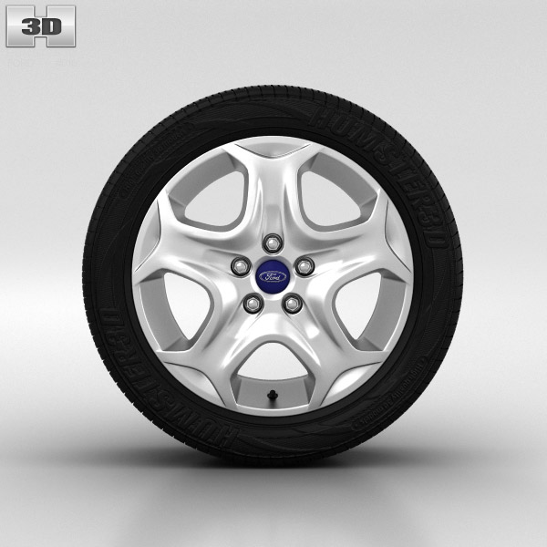 Ford Focus Wheel 15 inch 001 3D model