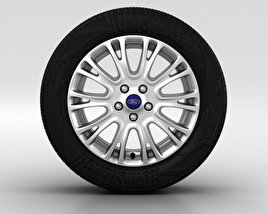 Ford Focus 车轮 16 英寸 001 3D模型