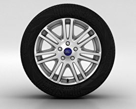 Ford Focus Wheel 16 inch 004 3D model