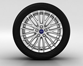 Ford Focus Wheel 17 inch 002 3D model