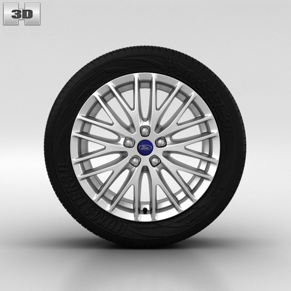 Ford Focus Wheel 17 inch 002 3D model