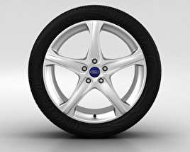 Ford Focus Колесо 18 дюймів 002 3D модель