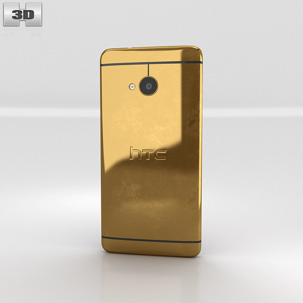 HTC One Gold Edition 3D модель
