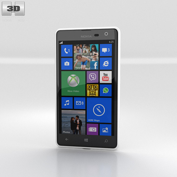 Nokia Lumia 625 3D模型