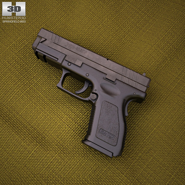 Springfield Armory XD (HS2000) 4 inch compact Modèle 3D