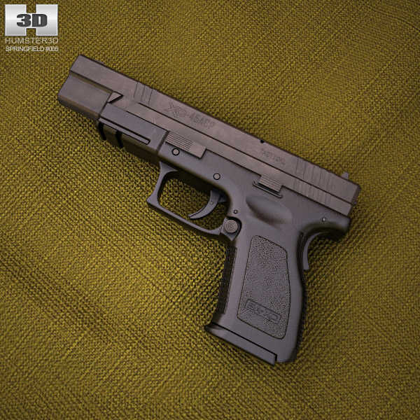Springfield Armory XD (HS2000) 5 inch compact Modèle 3D