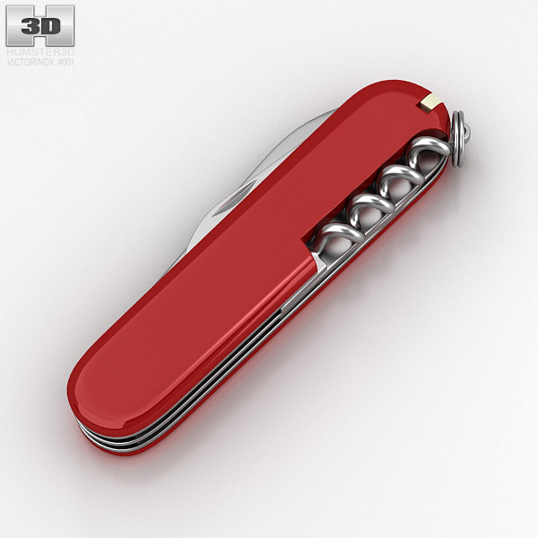 Couteau suisse Modèle 3d