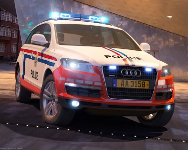 Audi Q7 Holland 警察