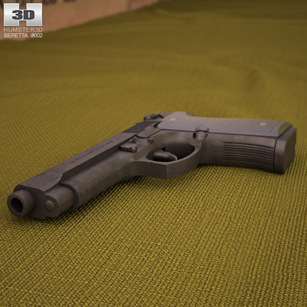 Beretta M9 3d model