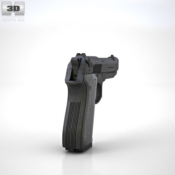 Beretta M9 3d Model Weapon On Hum3d 0264