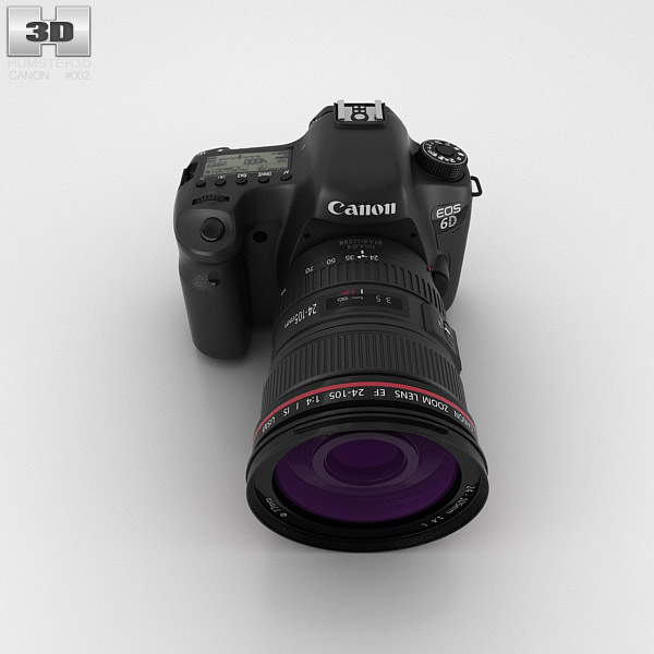 Canon EOS 6D Modelo 3D - Electrónica on Hum3D