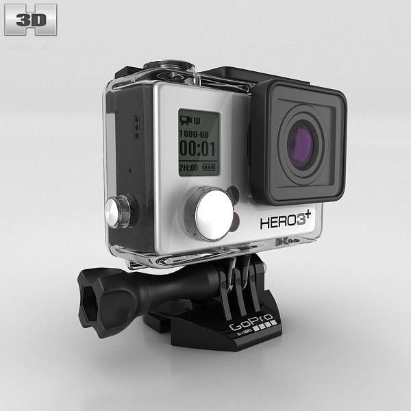 GoPro HERO3+ 3D model