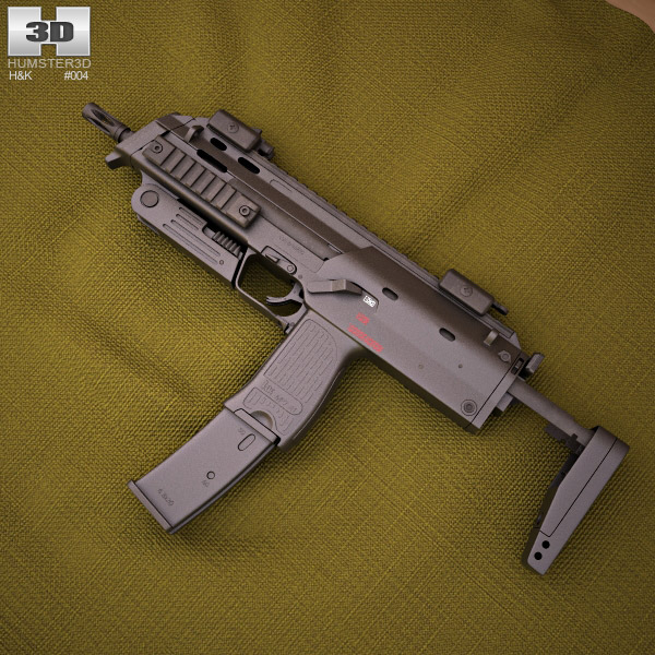 HK MP7個人防衛武器 3D模型