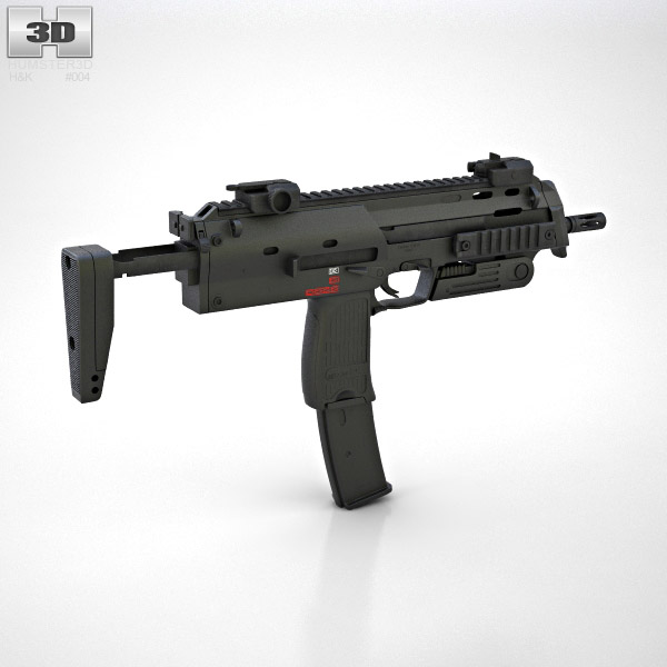 Heckler & Koch MP7 3D model - Weapon on Hum3D